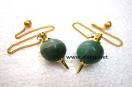 Green Aventurine Golden Ball pendulum